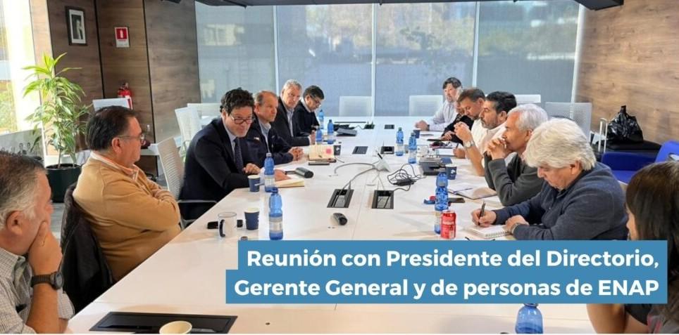 Directiva de Fenatrapech sostiene primer encuentro protocolar con la presidencia del Directorio de ENAP